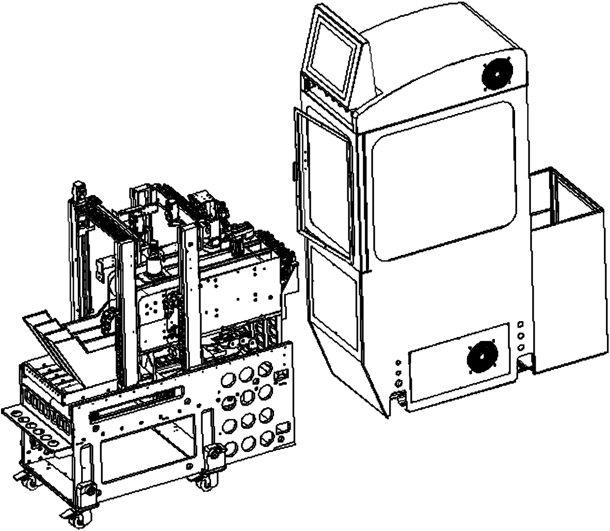 Bulk material feeding machine