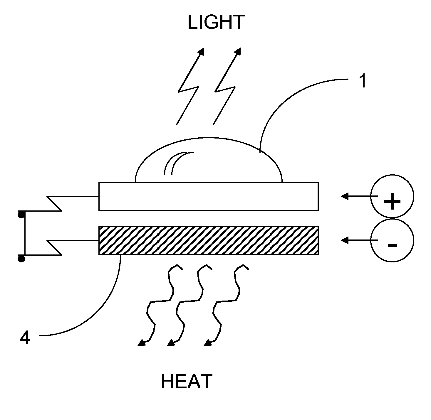 Dynamic heat sink for light emitting diodes