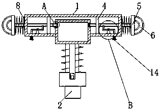 Oil temperature control valve of air compressor