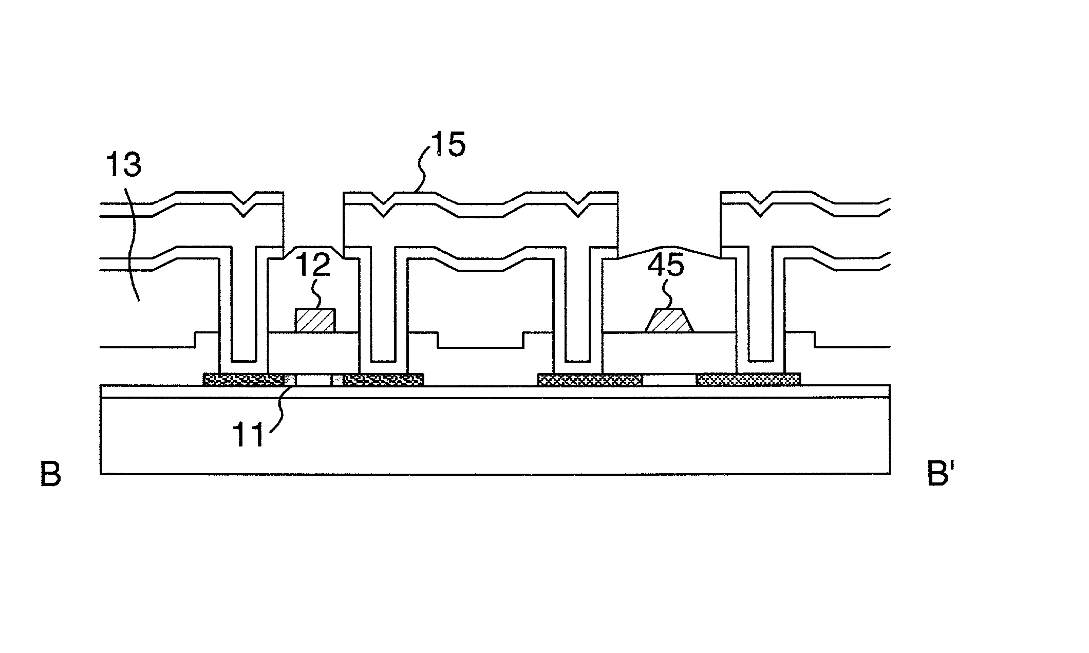 Thin film transistor substrate and process for producing the same