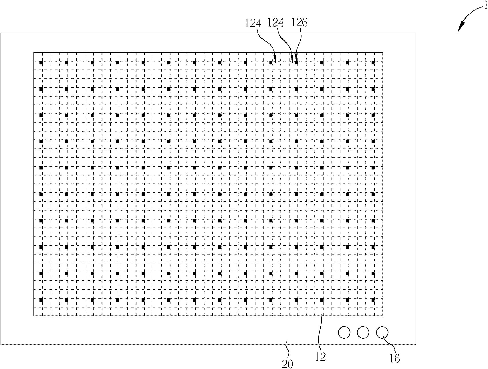 Optical touch screen with file scanning function and file scanning method thereof