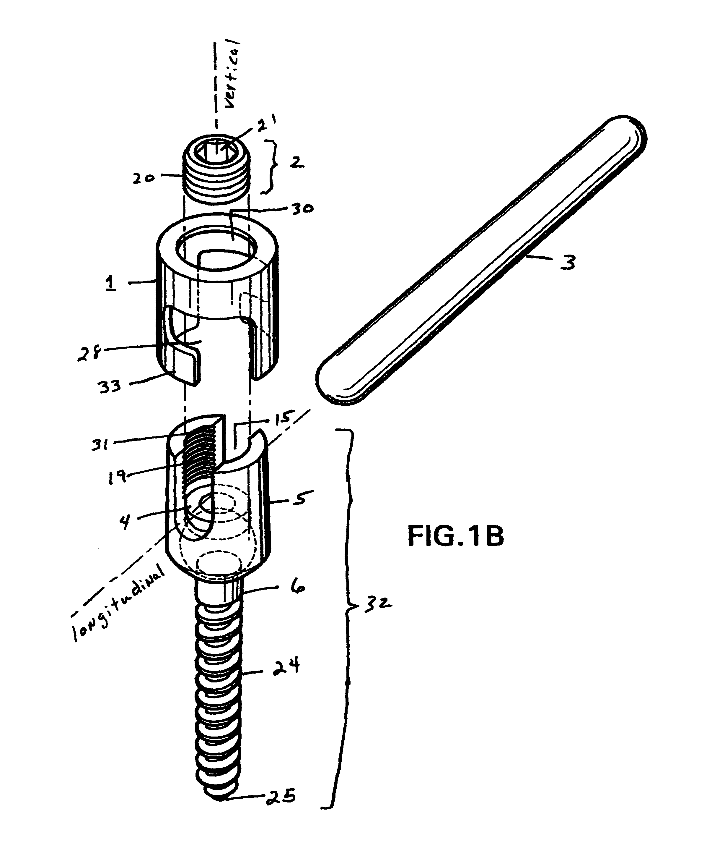 Device for securing spinal rods