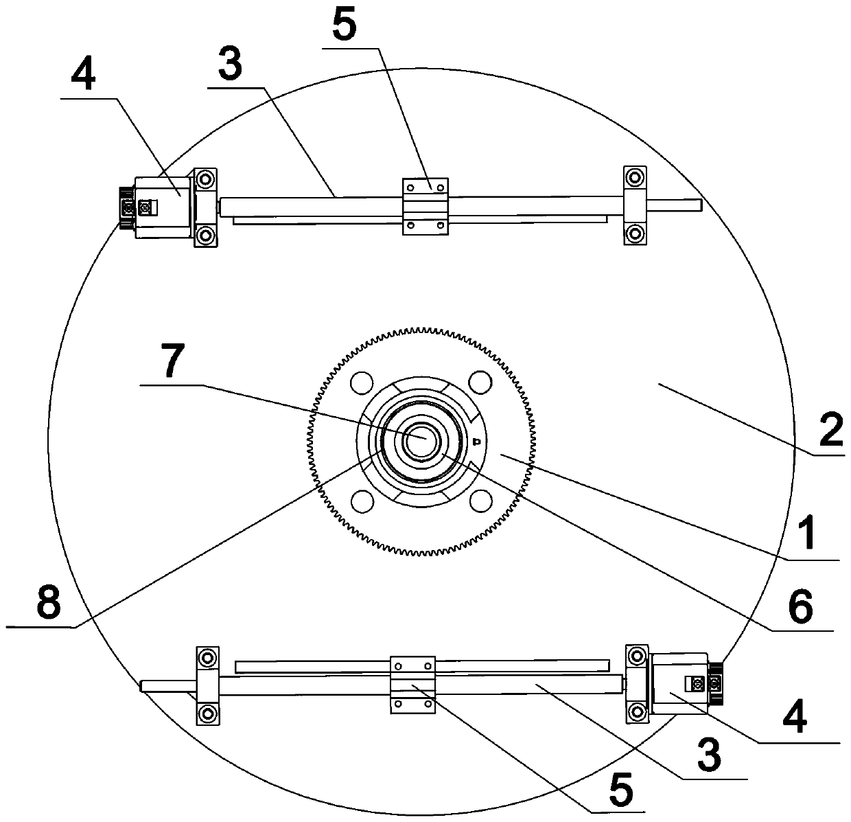 Multi-drive controllable fire whirlwind experiment simulation and demonstration device