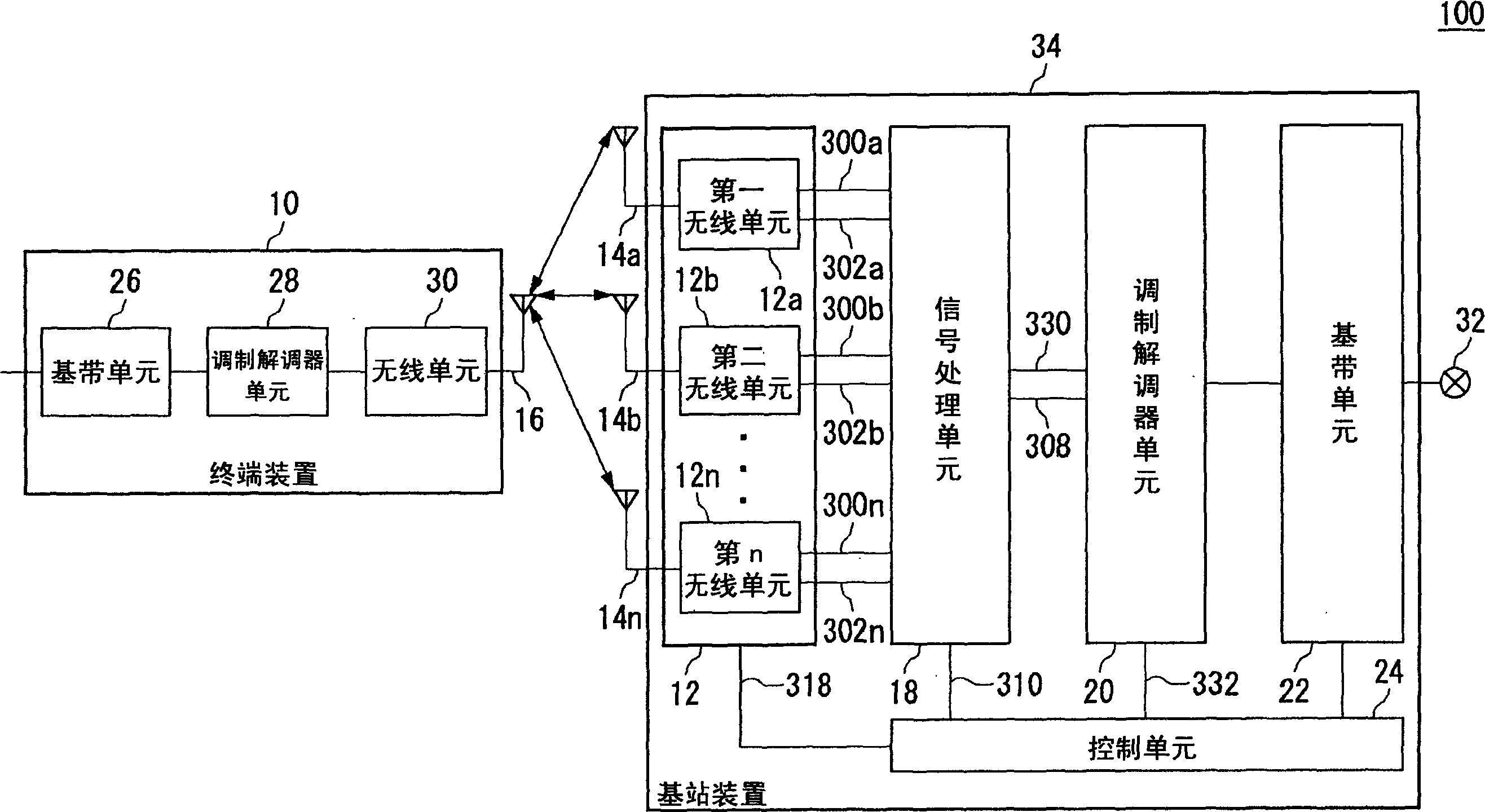 Receiving method and receiving apparatus with adaptive array signal processing