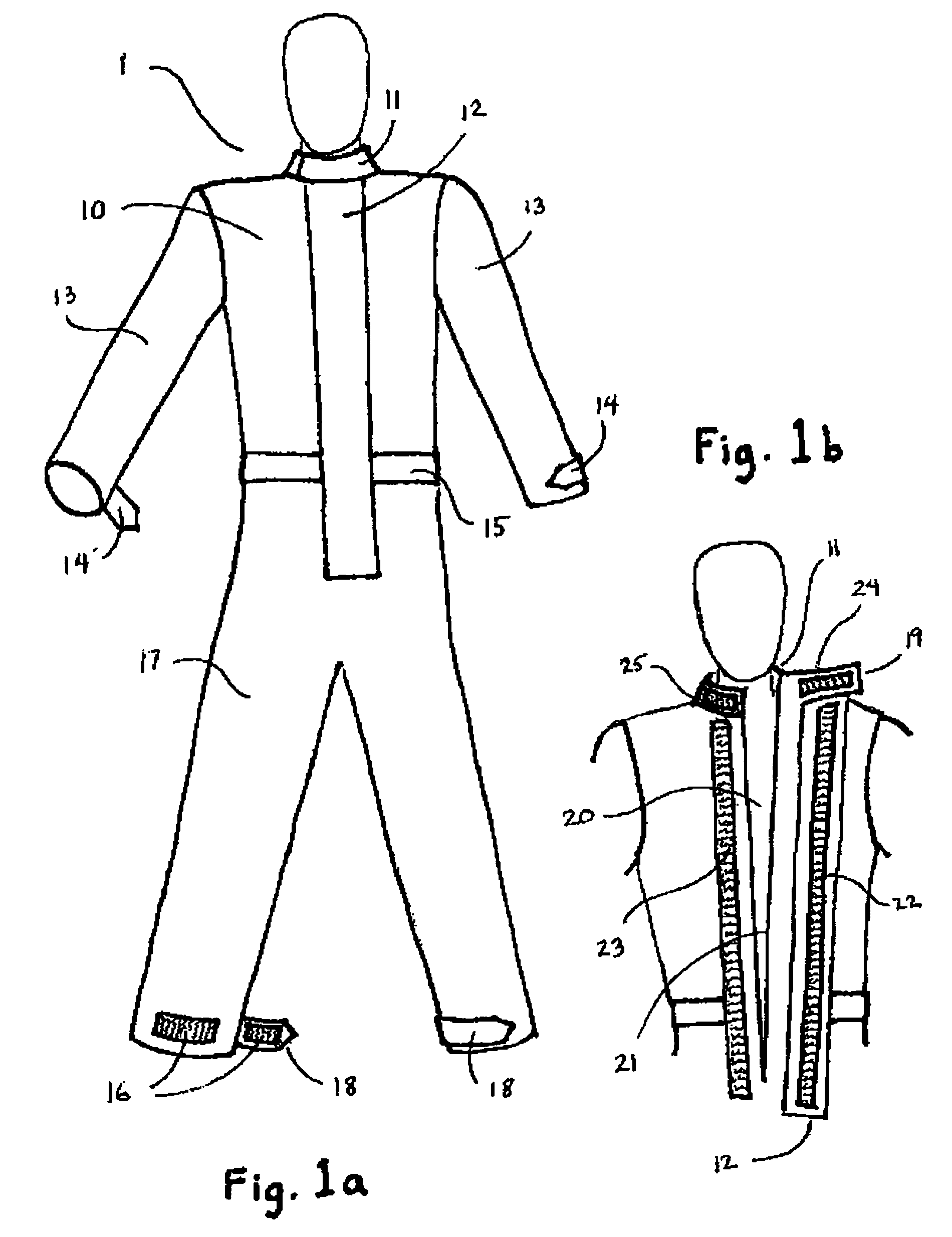 Explosion and fire extraction safety garment