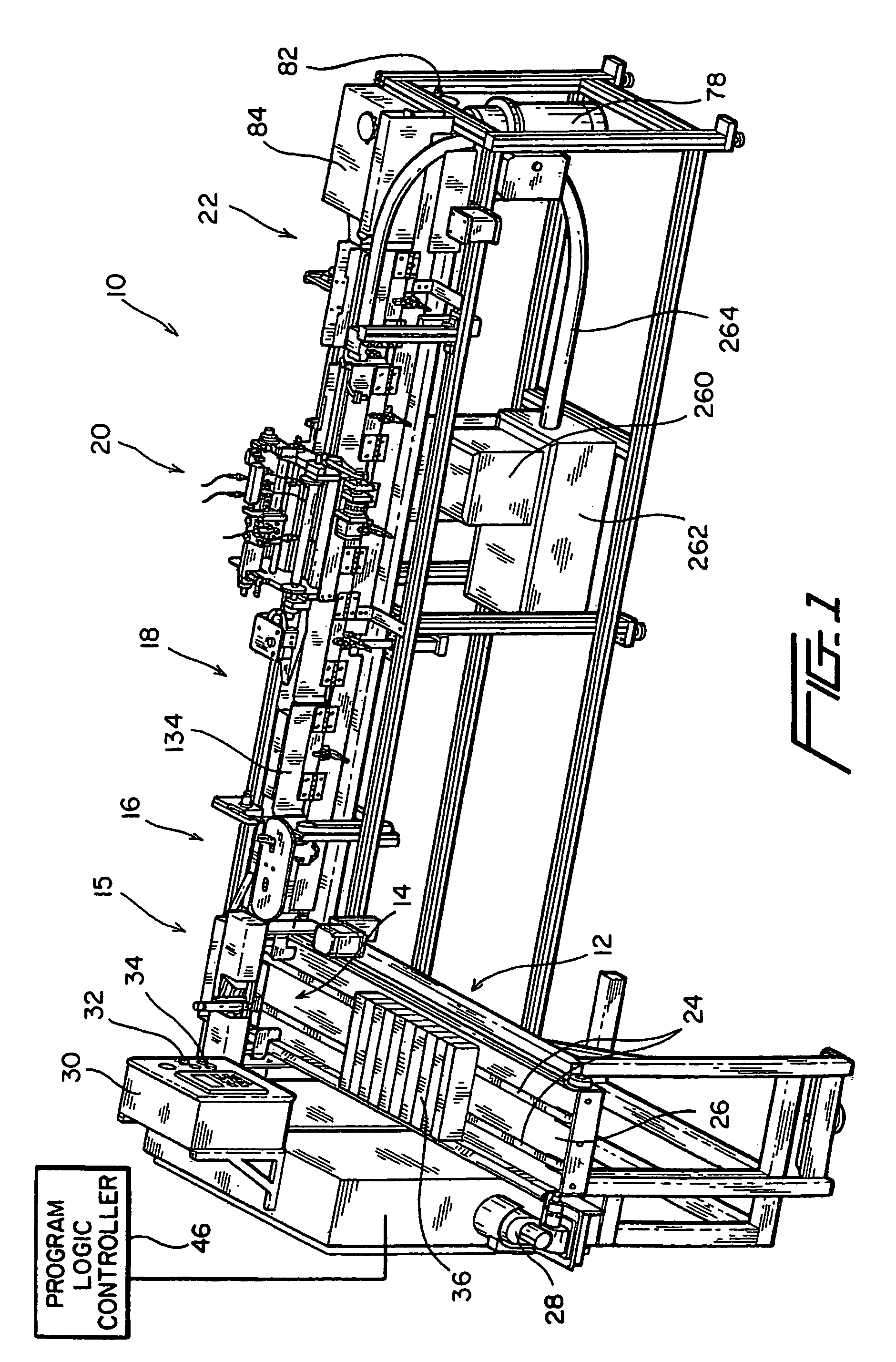 Synchronized stamp applicator machine and method of operating the same