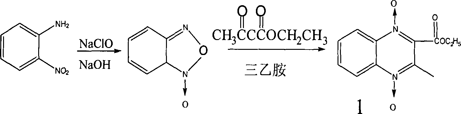 Two compounds with quinoxaline mother ring and preparation thereof