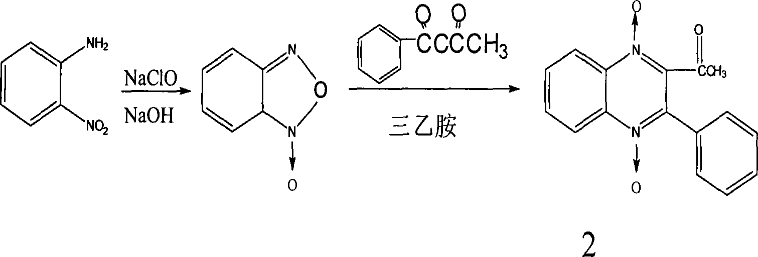 Two compounds with quinoxaline mother ring and preparation thereof