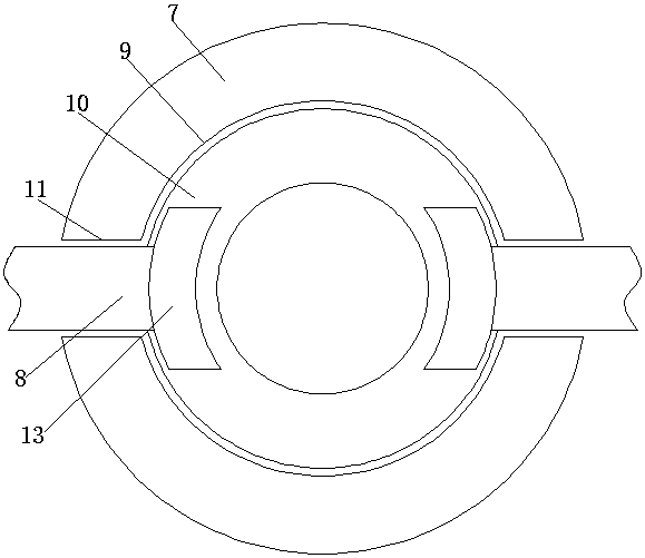 A bearing drilling device