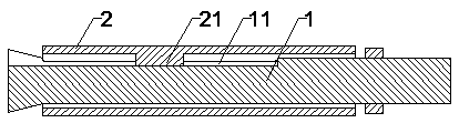 Expansion bolt with clamping block