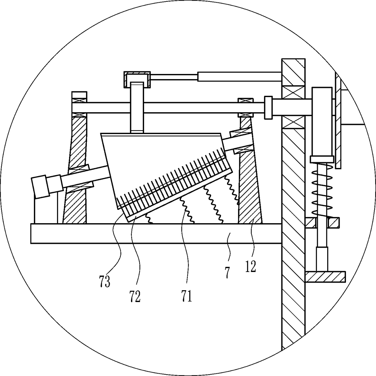 Building electric wire winding device