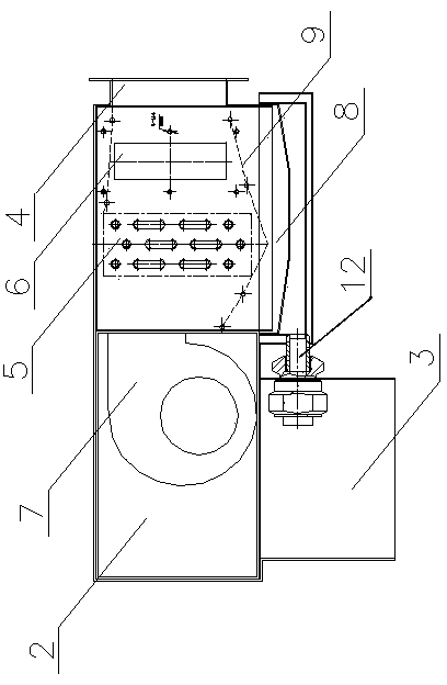 Tail end power ventilation device with electric heating