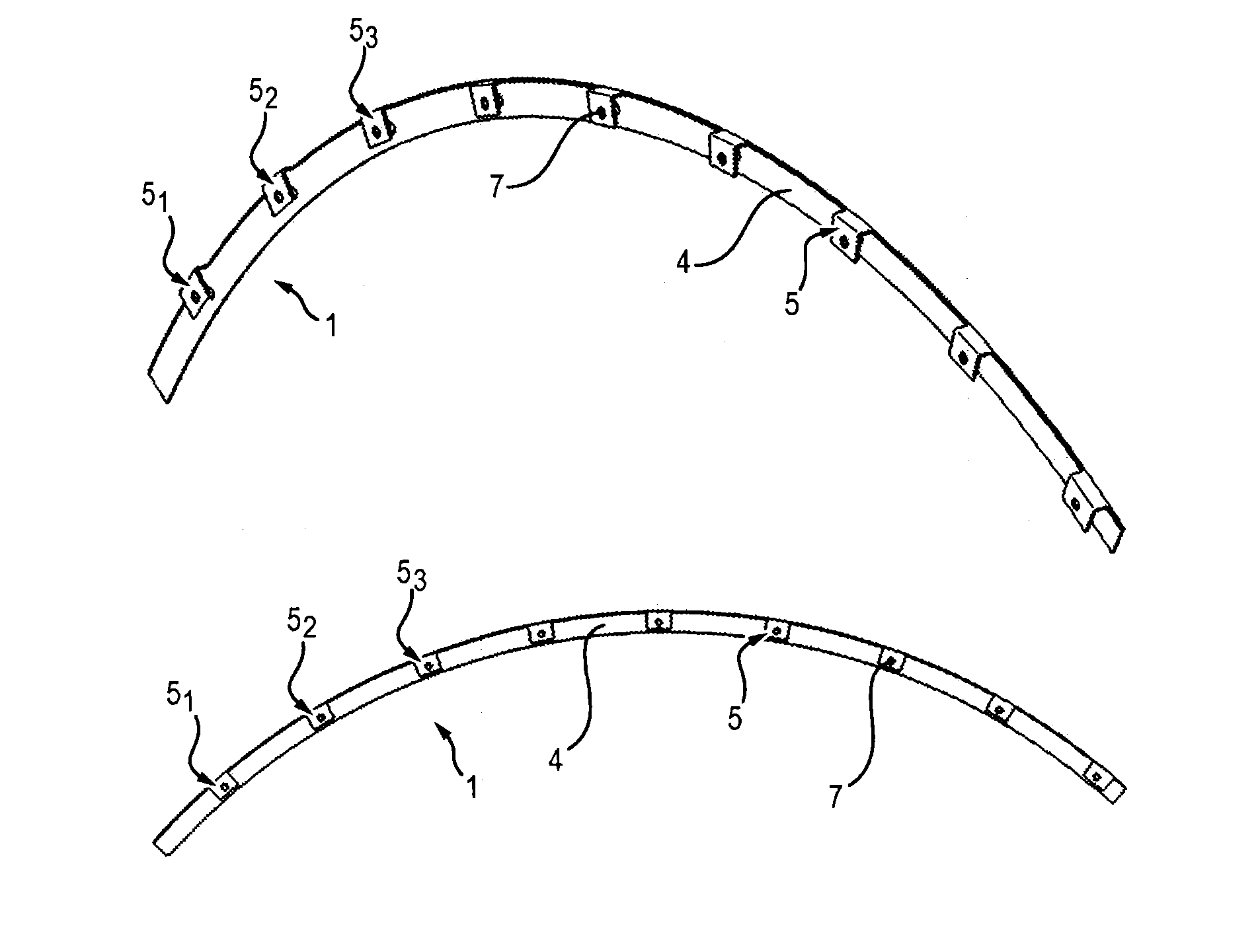 Counter plate and turbo machine comprising a counter plate