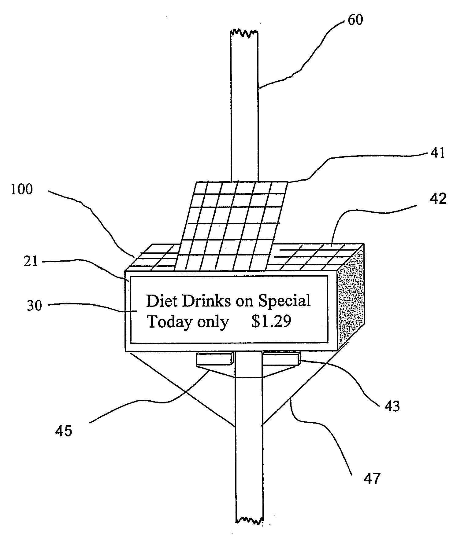 Display apparatus for outdoor signs and related system of displays and methods of use