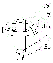 Circulating sand dust blowing device