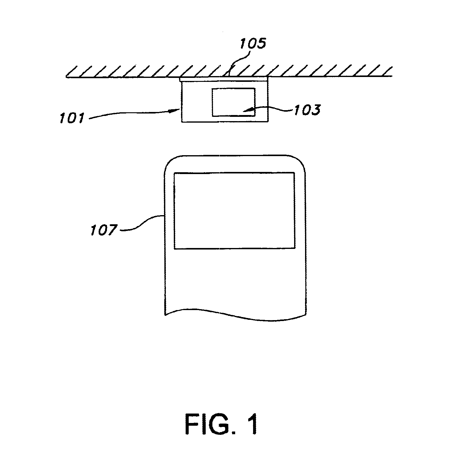 System and method for test data reporting using a status signal