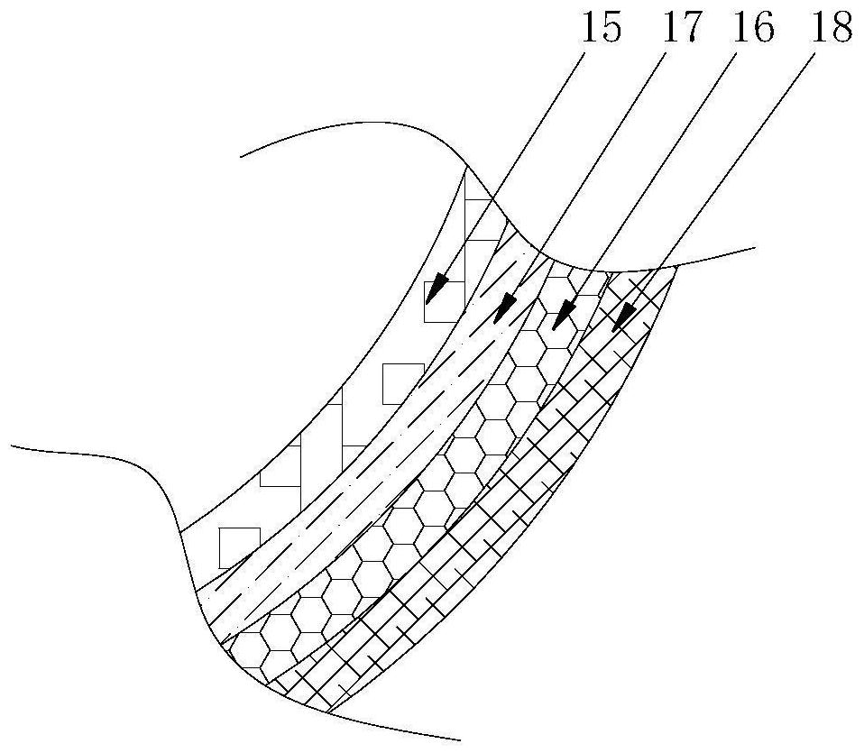 Anti-toppling cosmetic packaging bottle structure