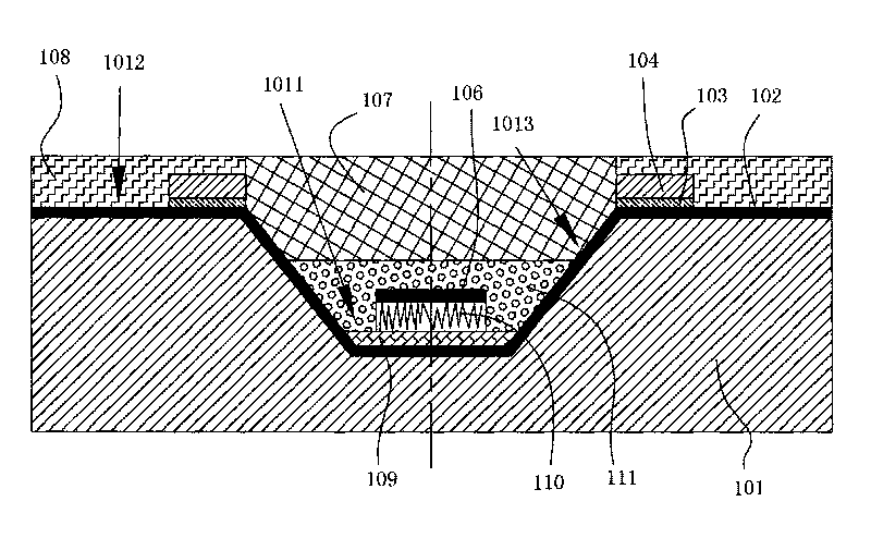 LED packaging module and preparation method thereof