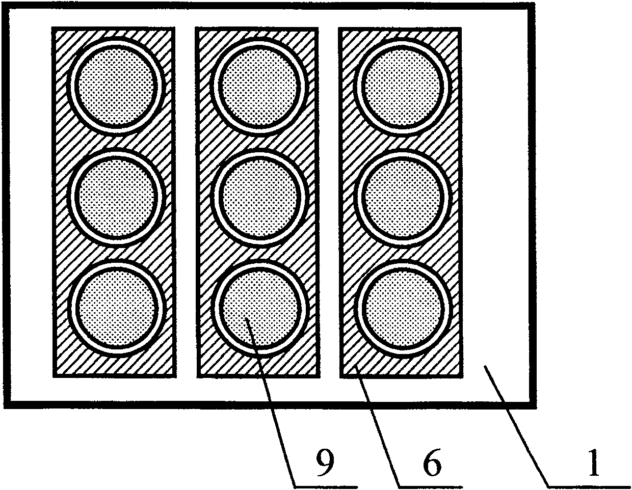 Flat board display of bevel cathode side-grid controlled structure and manufacturing process