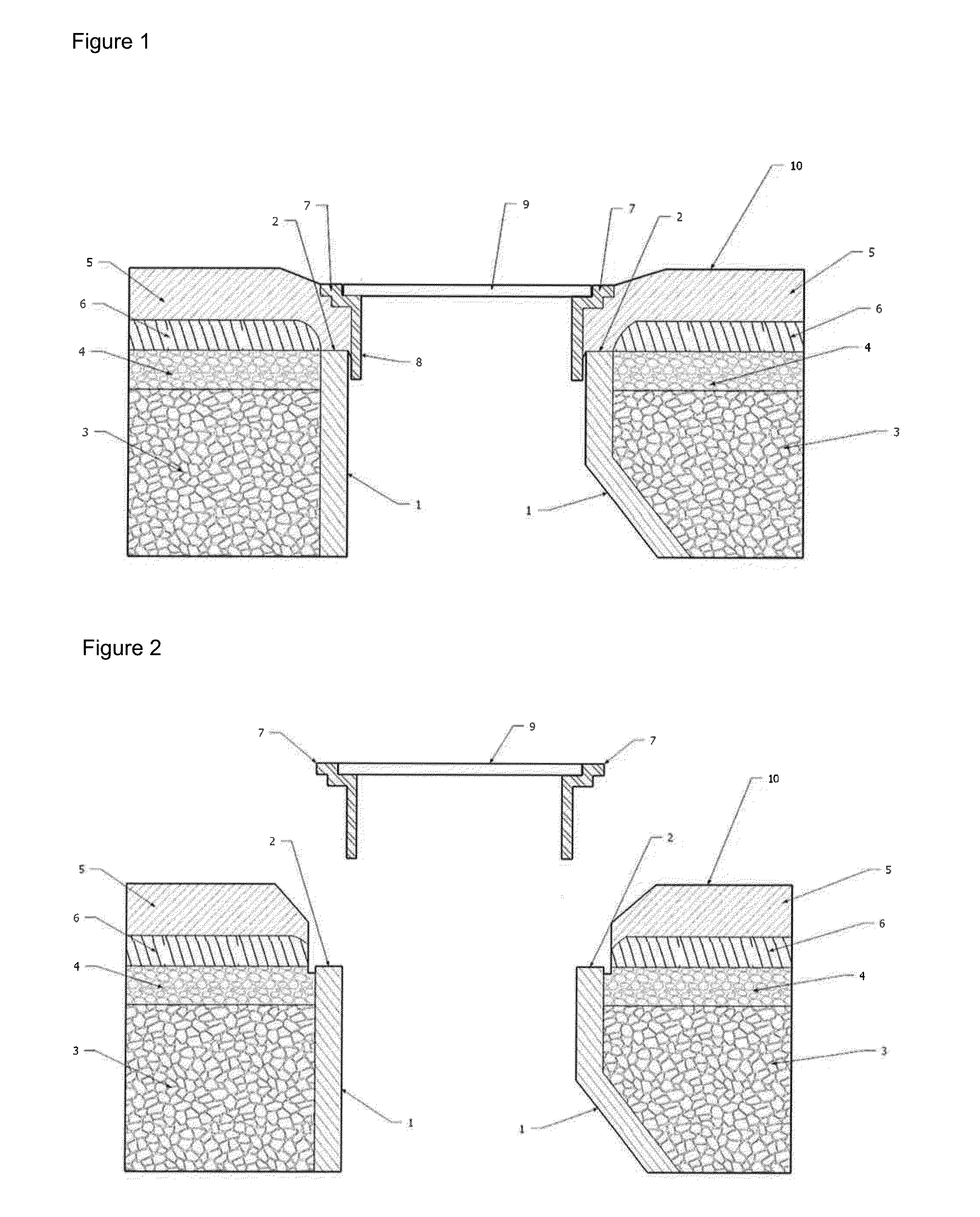 Method and device for installing or renovating a basin