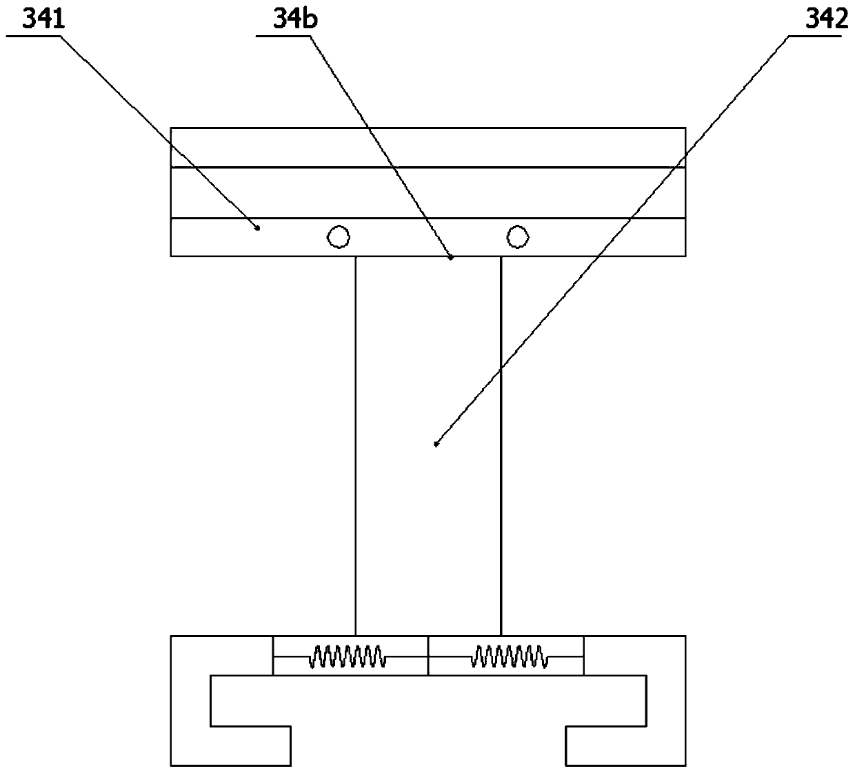 Mounting structure and mounting method for arc-shaped aluminum profile modeling