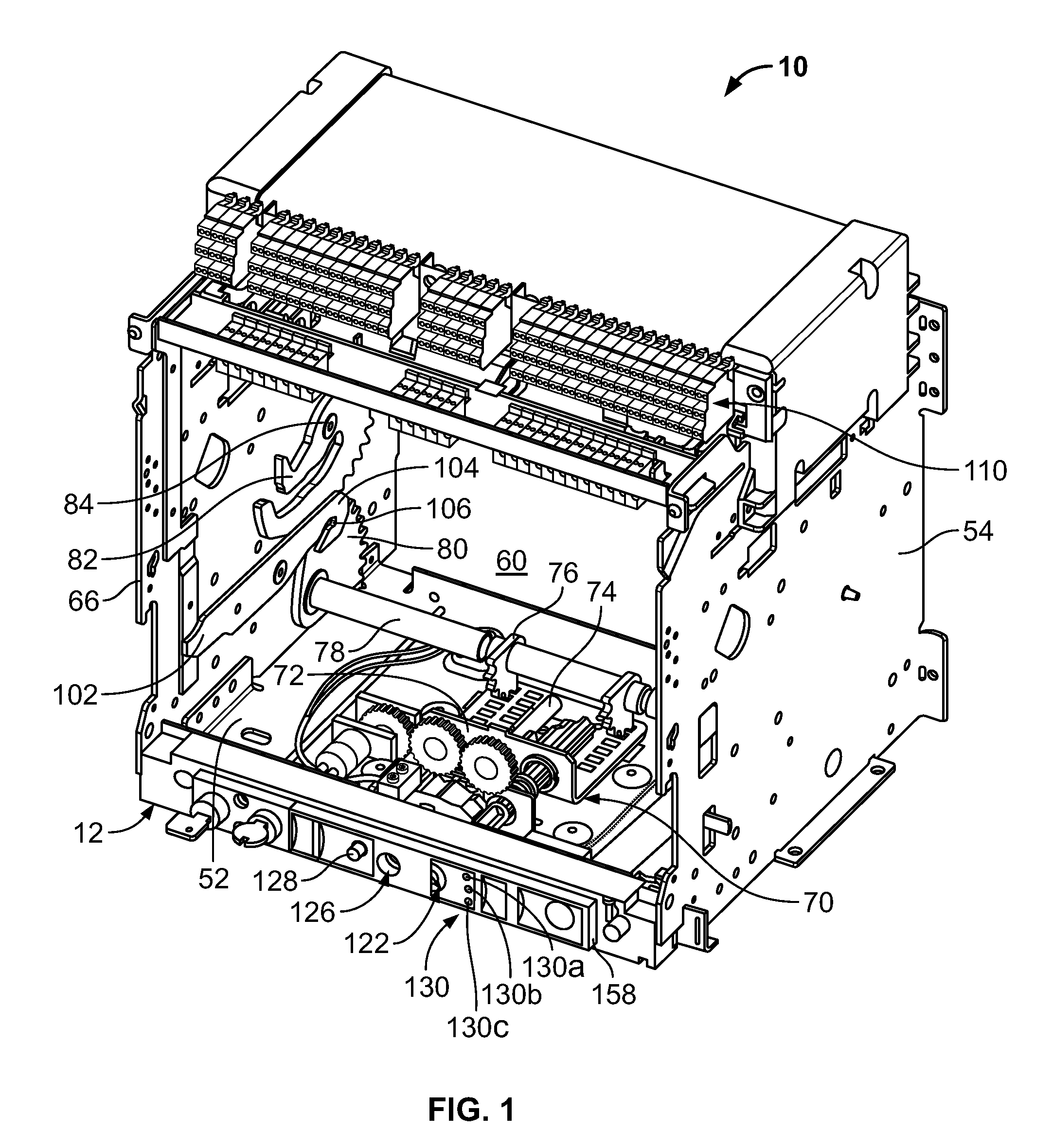 Wireless remote racking mechanism