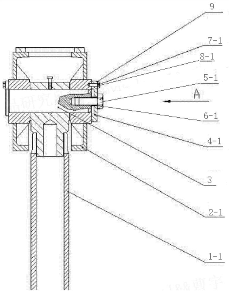 Welding-free pin shaft and stop device