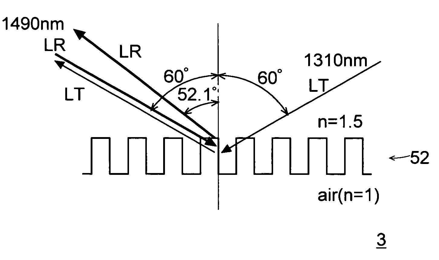 Diffraction grating device and optical apparatus