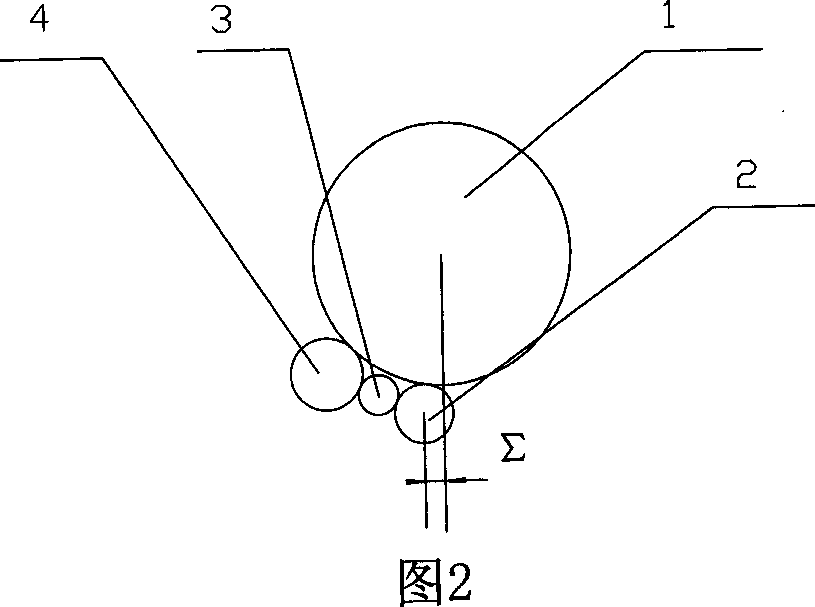 Eight slanting rollers shape structure of rolling mill of eight slanting rollers