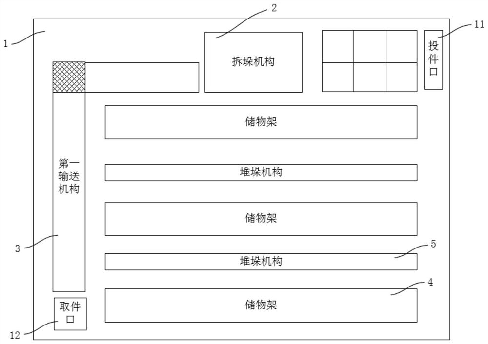 A courier distribution terminal