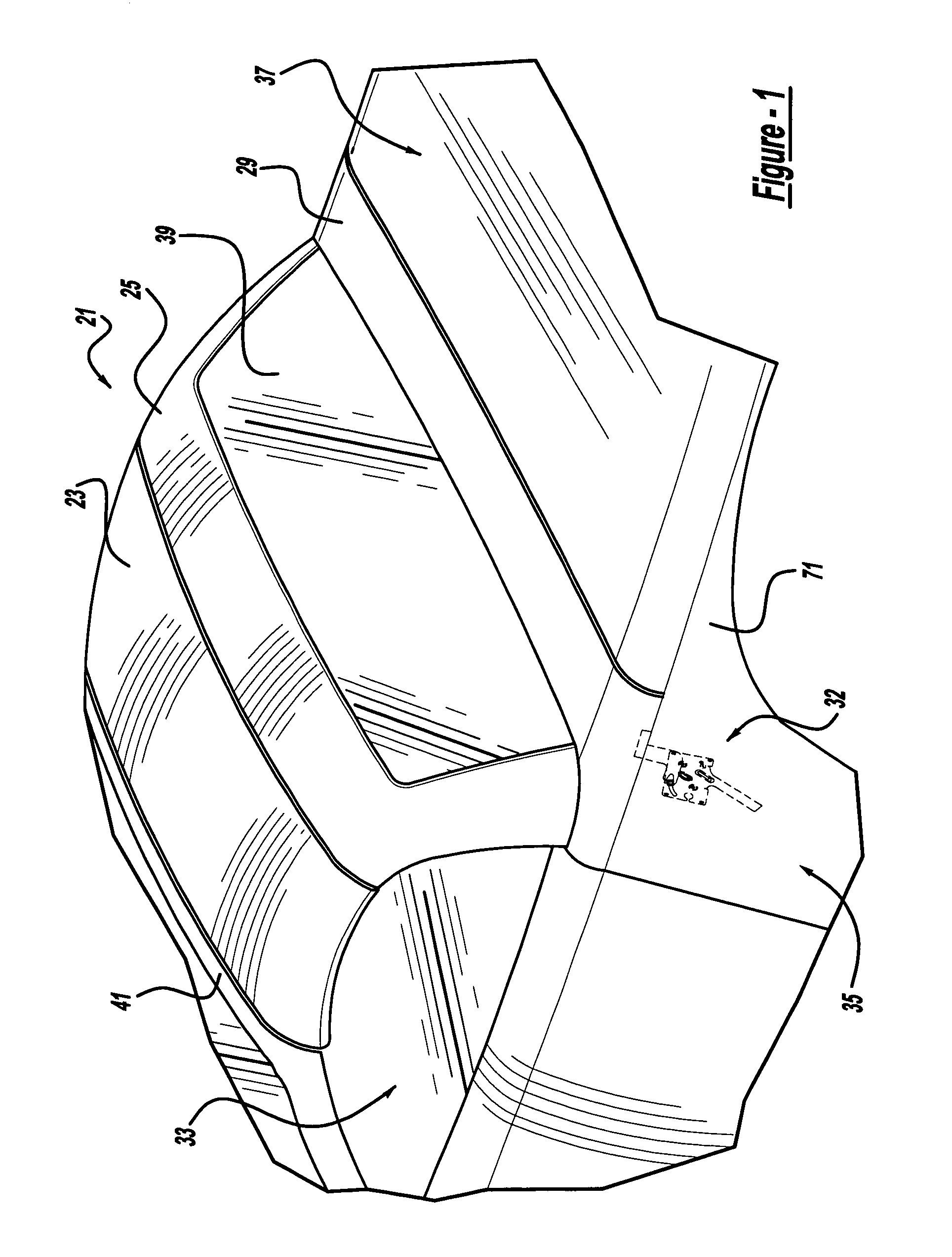Latch for an automotive vehicle having a convertible roof