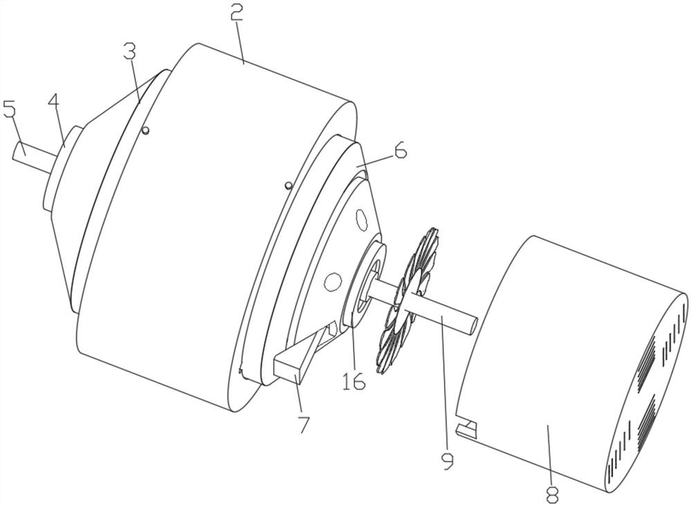 Hybrid excitation brushless direct-current motor