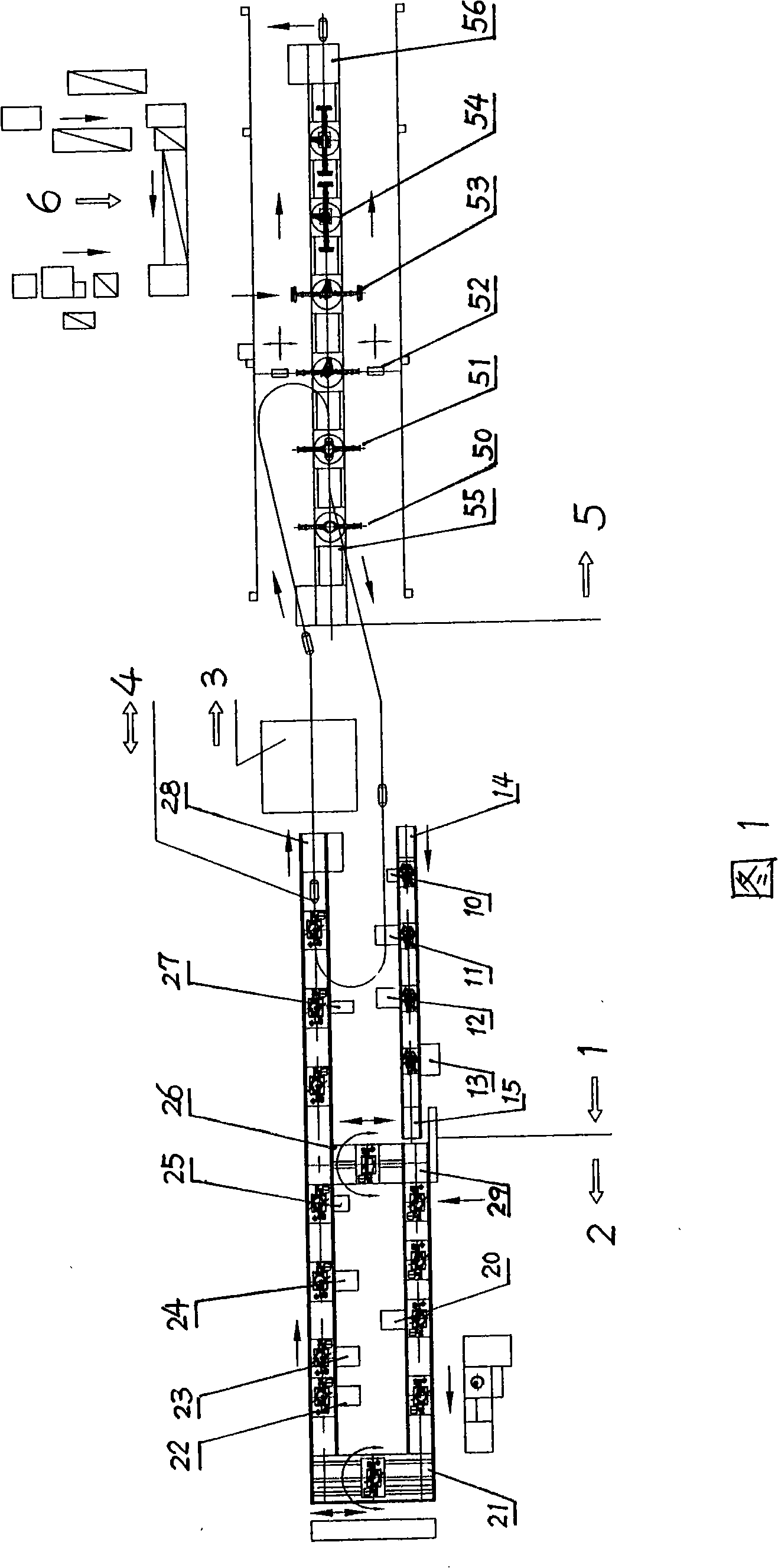 Light car drive axle assembly assembling product line