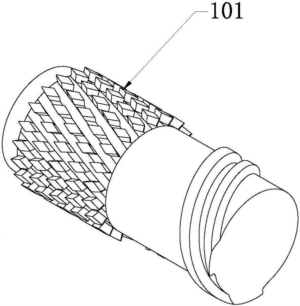 Multi-head spiral mixing device