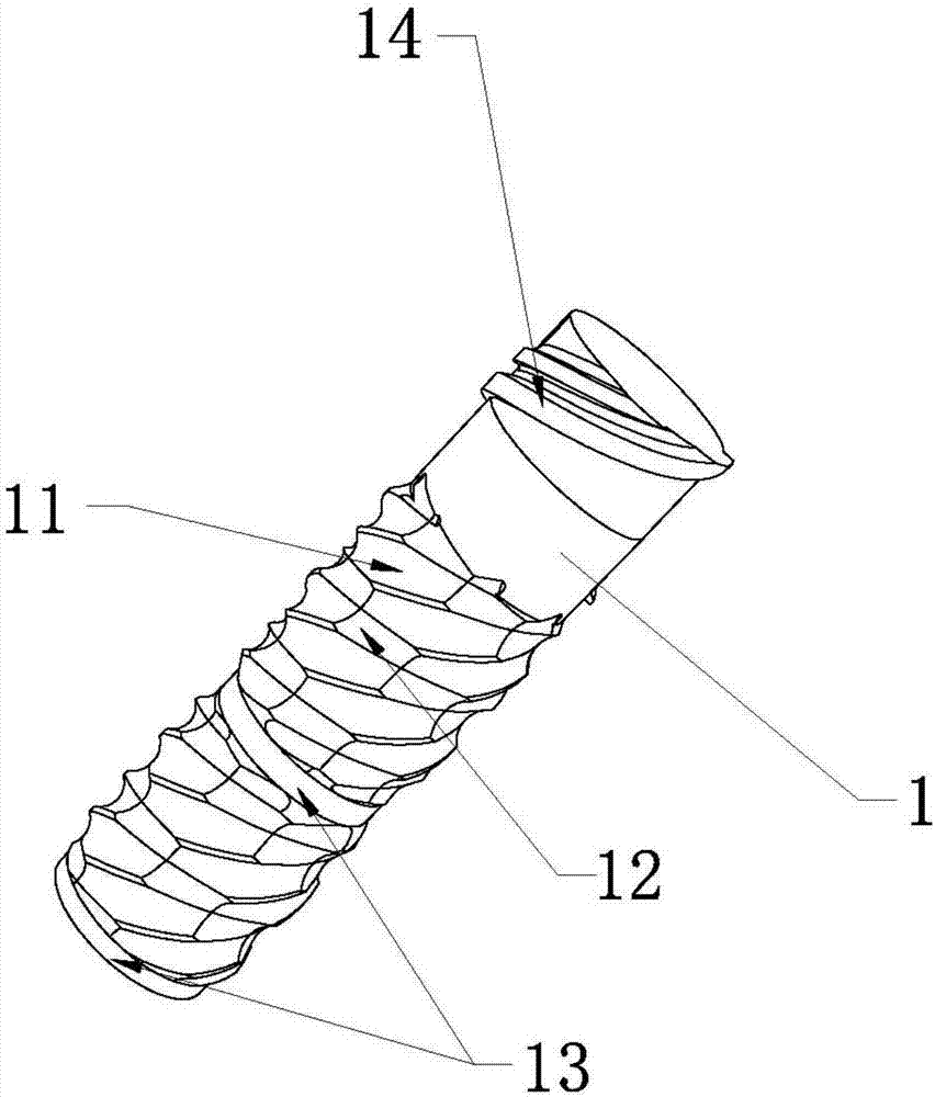 Multi-head spiral mixing device