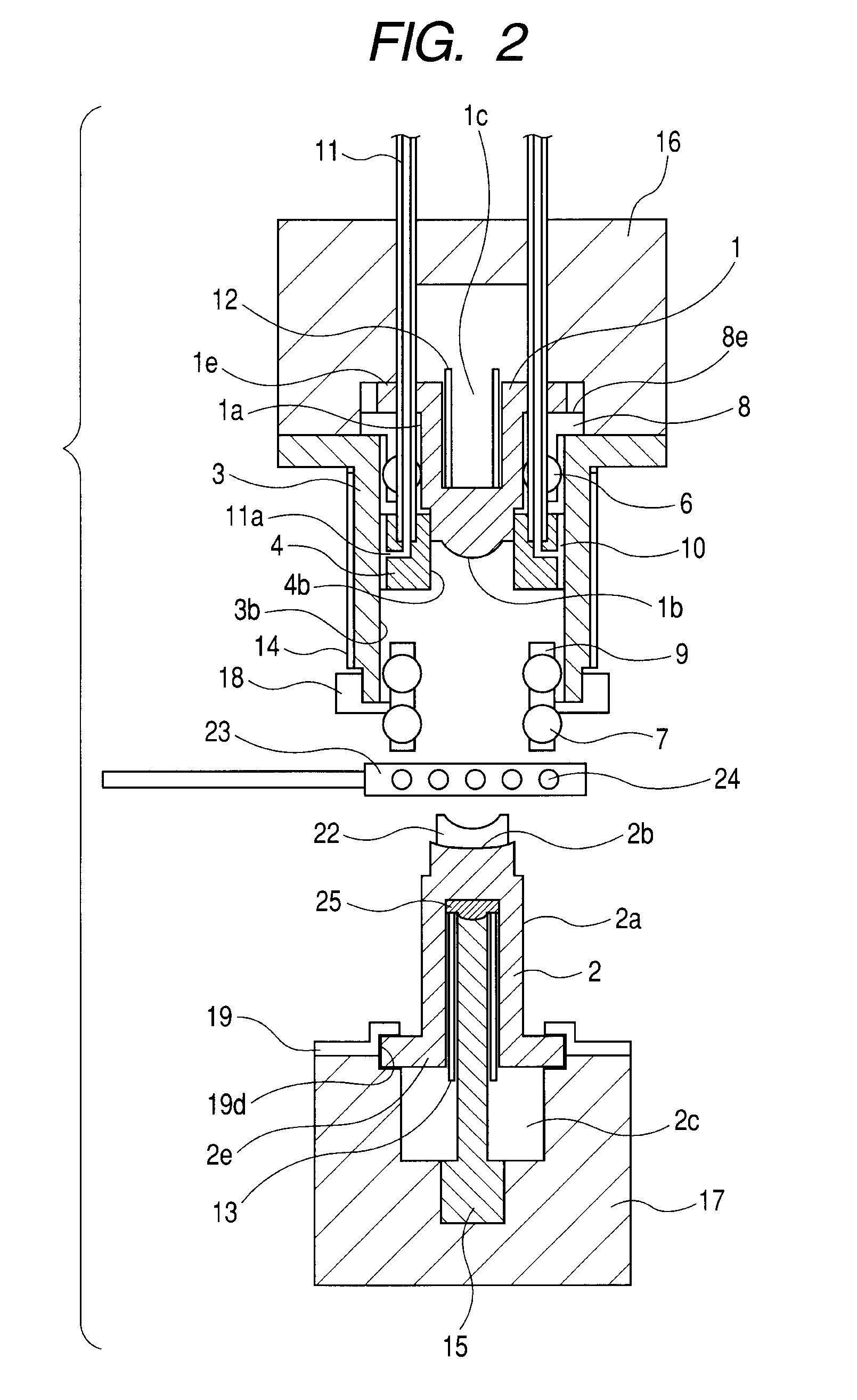 Molding method for an optical element and optical element molding apparatus