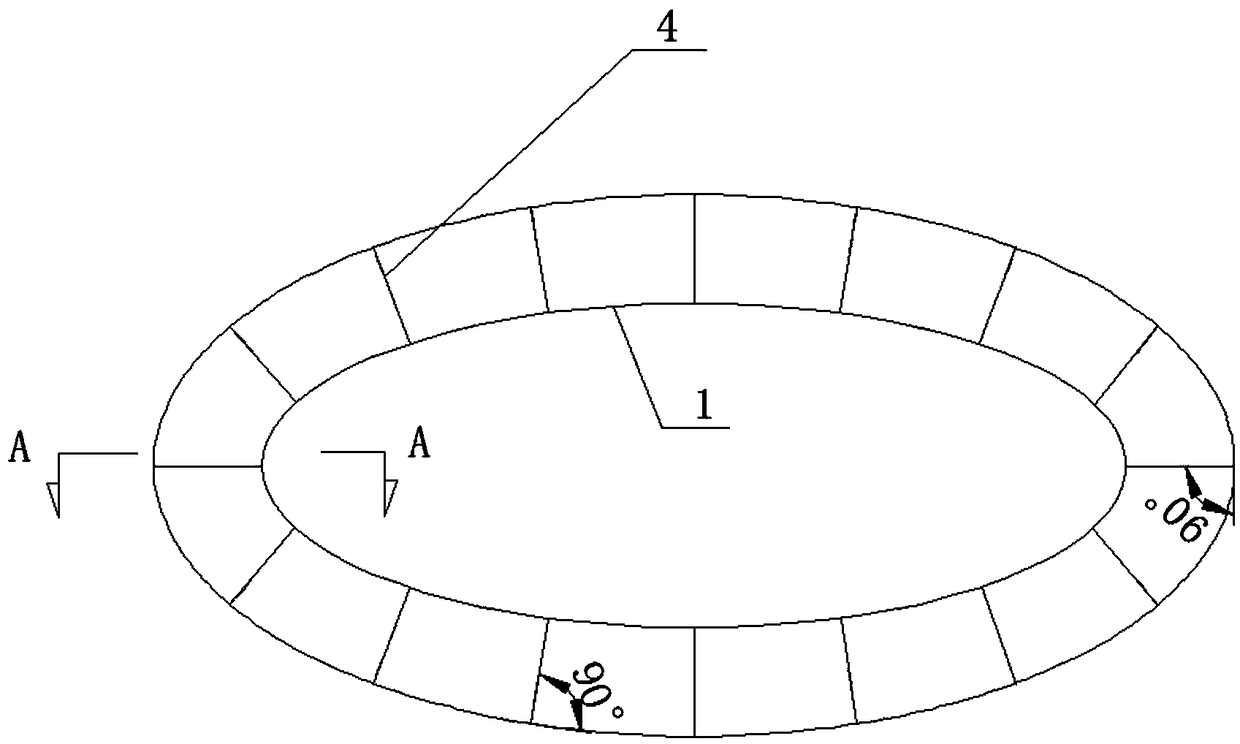 Arc-shaped round steel processing tooling