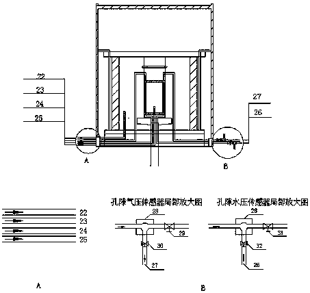 Hollow cylinder test system suitable for unsaturated soil