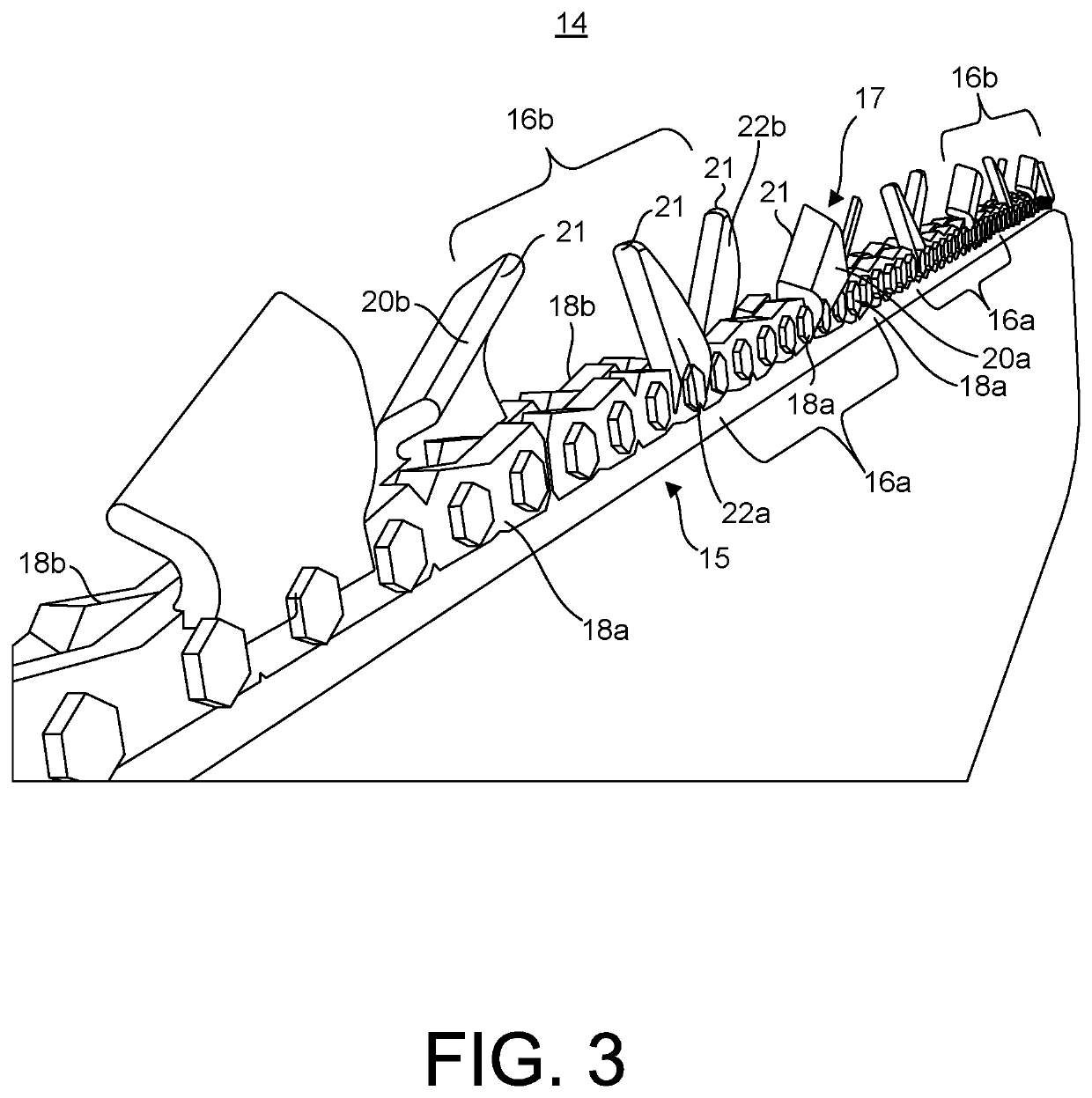 Trenching chainsaw blade device