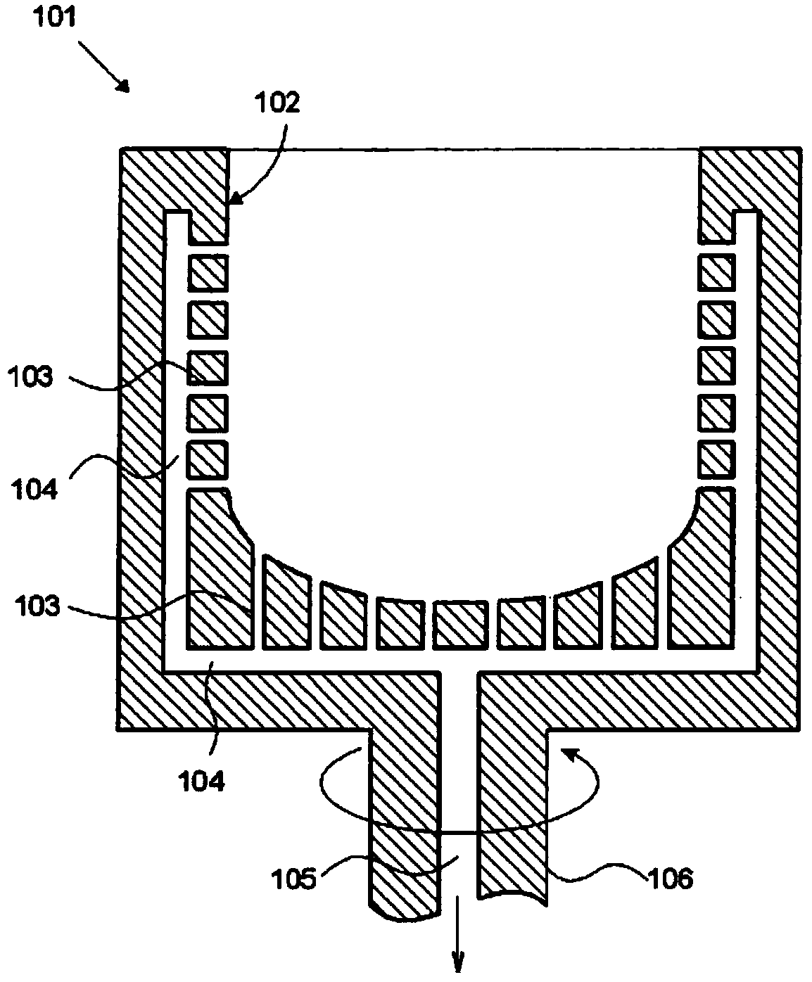 A silica container for pulling up monocrystalline silicon and method for manufacturing same