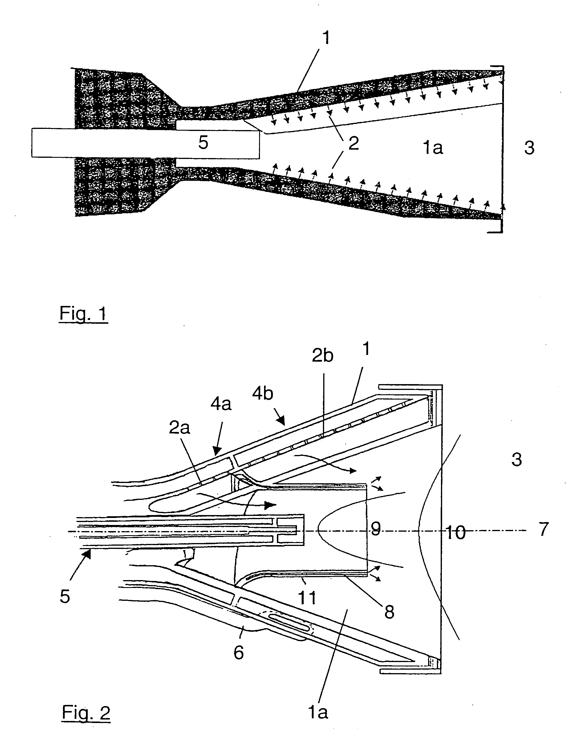 Burner with staged fuel injection