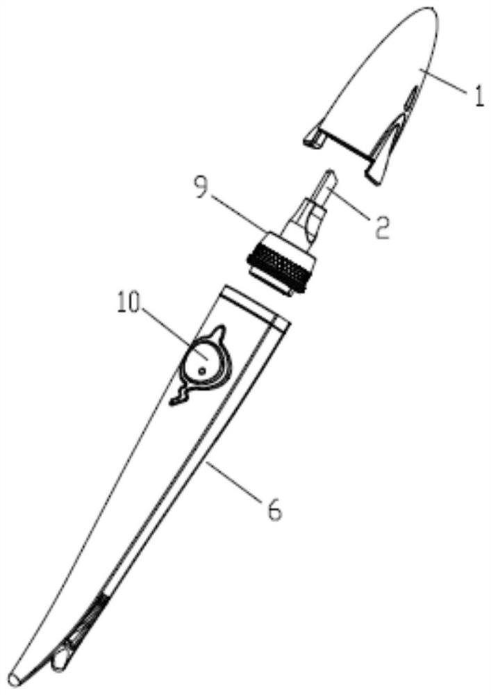 Ointment cutting device and control circuit and control method thereof