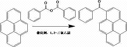 One-step synthesis method of 1-benzoylpyrene