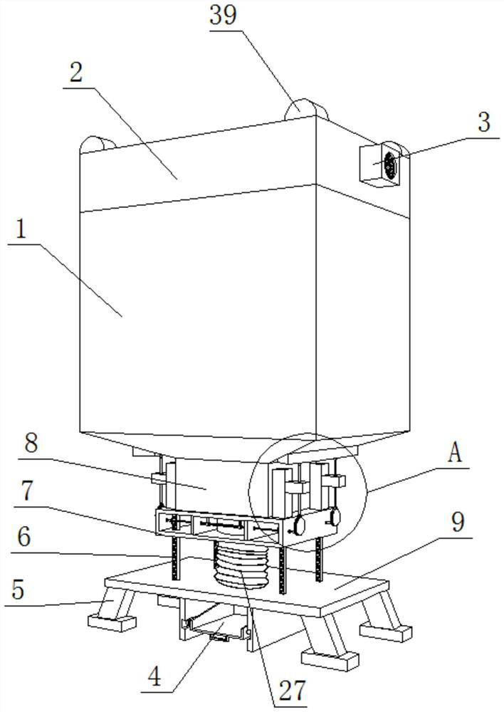 Tea caddy with tea waste residue cleaning function for tea packaging