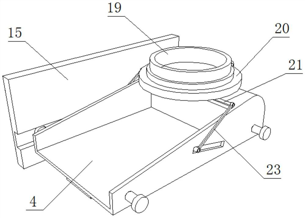 Tea caddy with tea waste residue cleaning function for tea packaging