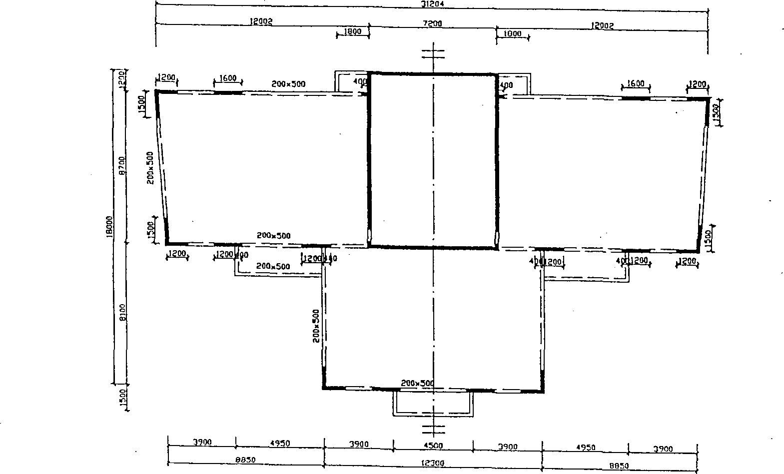 Residence system with great space and flexible partitions