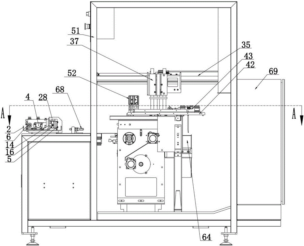 Automatic bean vermicelli folding and binding machine and bending method