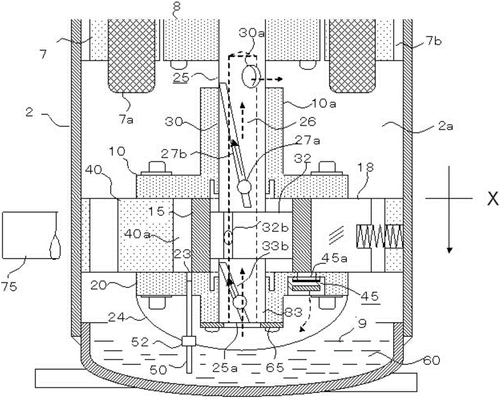 Rotation compressor and refrigerating cycle device with same
