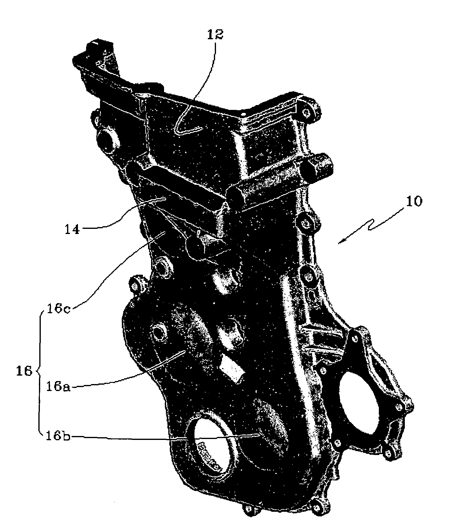 Timing cover for engine