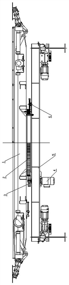 Carrier rotating device of mechanical three-dimensional parking garage